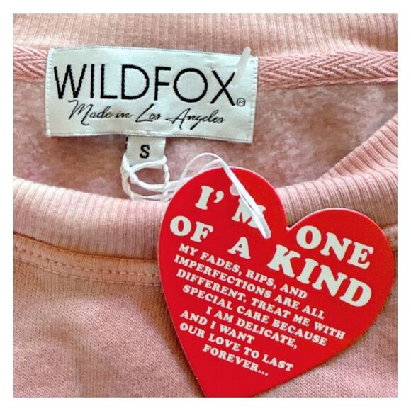 NWT Wildfox Monte Crop Sweatshirt - Picture 8 of 16